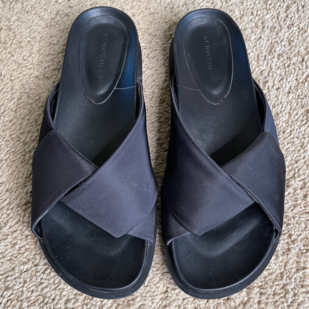 Aerosoles Baily Black Women's 8M Sandal